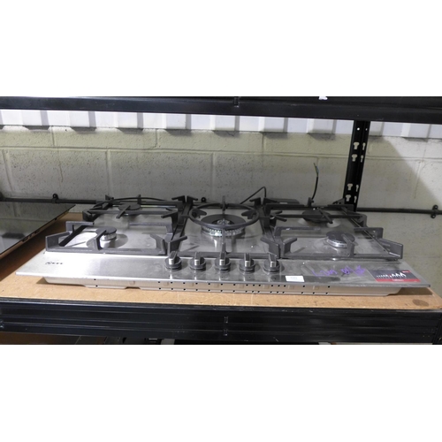 3101 - Neff 5-Zone gas hob (Model: HSG659FSW0)  (399-209)* This lot is subject to vat