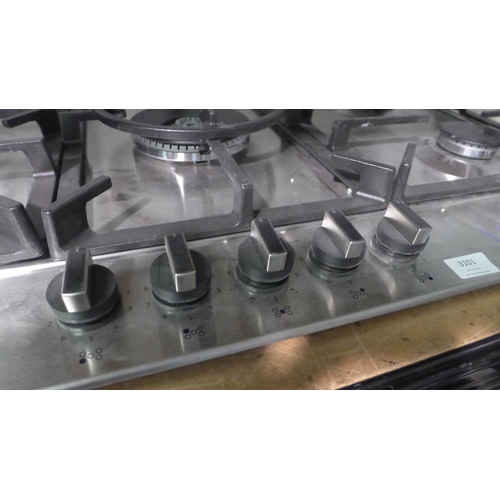 3101 - Neff 5-Zone gas hob (Model: HSG659FSW0)  (399-209)* This lot is subject to vat