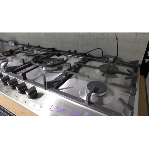 3101 - Neff 5-Zone gas hob (Model: HSG659FSW0)  (399-209)* This lot is subject to vat