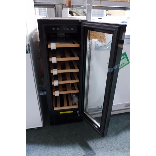 3119 - Viceroy Under Counter Wine Cooler H870xW295xD570 (model no:  WRWC30BK) (Damaged Door)  Original RRP ... 