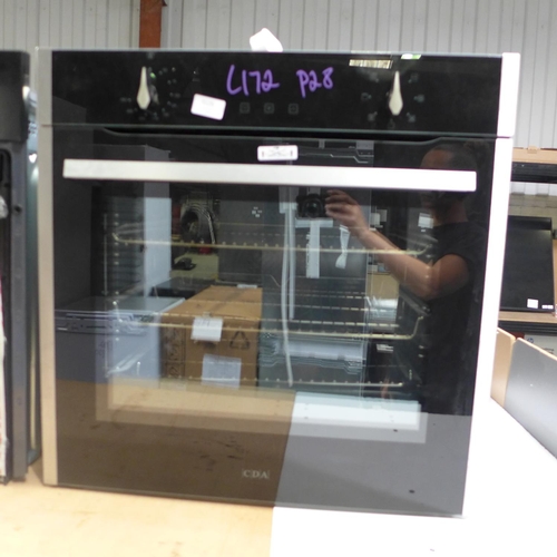 3126 - CDA Single Oven H595xW595xD570 (model no  SL200SS) Original RRP £299.17inc VAT  (399-172)  * This lo... 