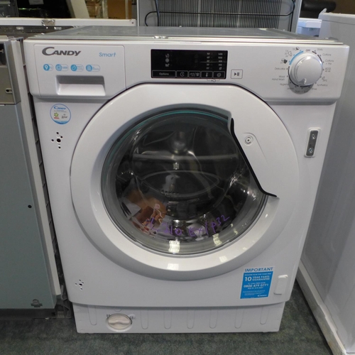 3138 - Candy 9kg Washing Machine (Model: CBW46D1E) (399-210) * This lot is subject to vat