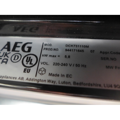 3144 - AEG Built-In Double Oven H888xW594xD548 model no  DCK731110M , Original RRP £857.5inc VAT  (399-86) ... 