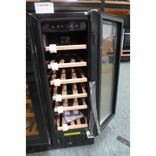 3152 - Viceroy Under Counter Wine Cooler H870xW295xD570   -  (Model No: WRWC30BKED) Original RRP £332.50  i... 