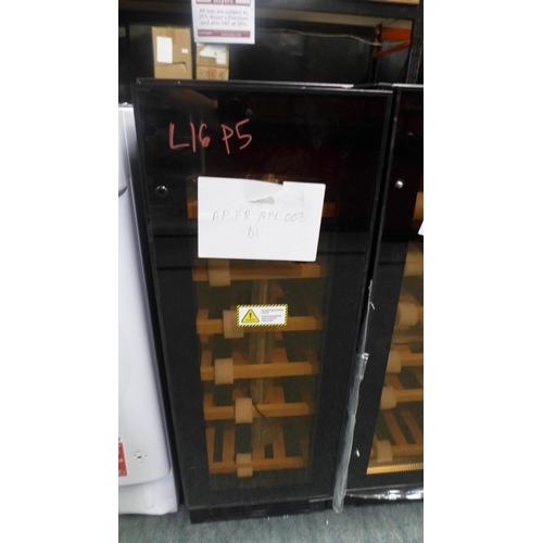 3153 - Viceroy Under Counter Wine Cooler H870xW295xD570   -  (Model No:  WRWC30BKED)  , Original RRP £332.5... 