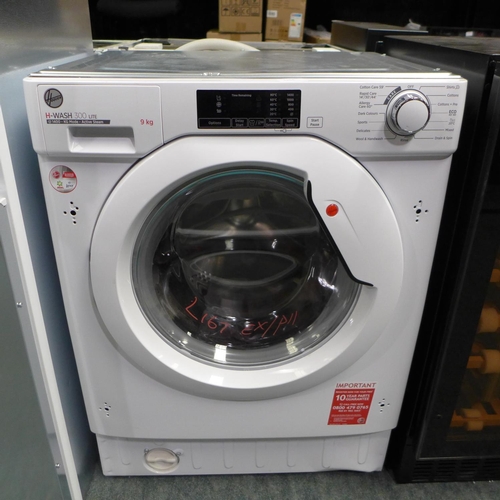 3154 - Hoover H-Wash 300 Lite 9kg washer (Model: HBWS49D1E)  (398-167)     * This lot is subject to vat