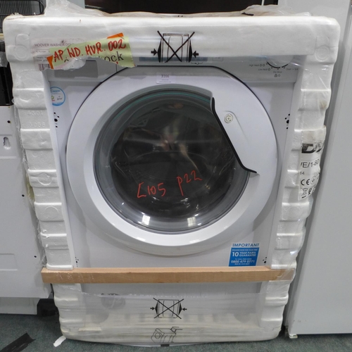 3166 - Candy Integrated Washer Dryer (9+5Kg) H820xW600xD525   -  Model No  CBD 495D1WE  , Original RRP £412... 