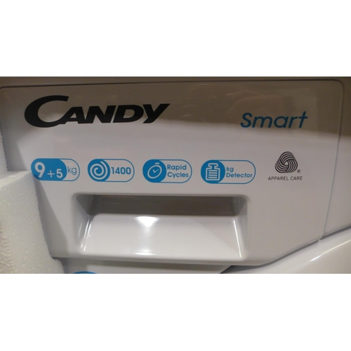 3168 - Candy Integrated Washer Dryer (9+5kg) H820xW600xD525  -  Model No  CBD 495D1WE  , Original RRP £412.... 