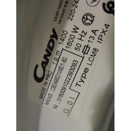 3168 - Candy Integrated Washer Dryer (9+5kg) H820xW600xD525  -  Model No  CBD 495D1WE  , Original RRP £412.... 