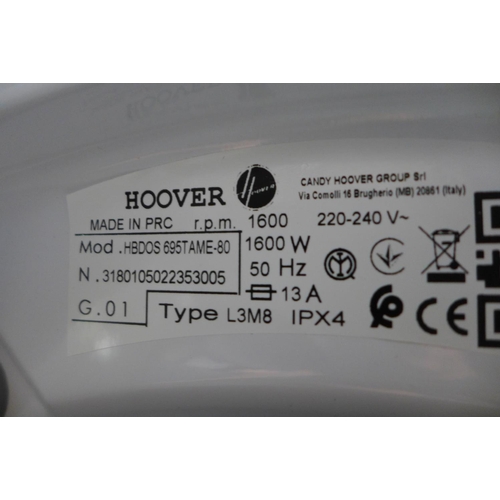 3179 - Hoover H-Wash & Dry Integrated Washer/Dryer (9+5Kg)  H820xW600xD525   -  Model No  HBDOS 695TAME , O... 