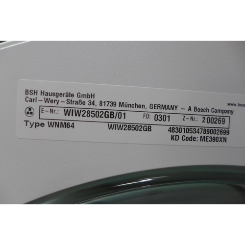 3181 - BOSCH Washing Machine - Model WNM64  , Original RRP £350.00  inc. vat   (398-70)    * This lot is su... 