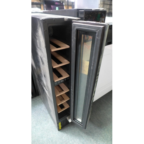 3190 - Viceroy Slim Under Counter Wine Cooler H870xW148xD570   -  Model No  WRWC15BK  , Original RRP £240.8... 