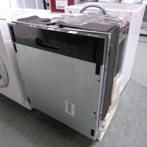 3191 - Hisense Integrated Dishwasher (398-171)     * This lot is subject to vat