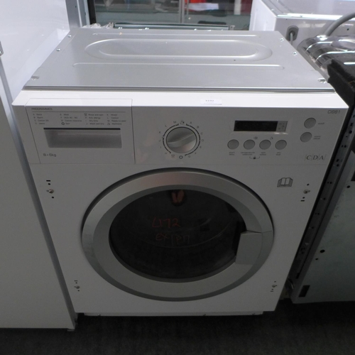 3192 - CDA 8+  6kg washer/dryer - CI981 (398-172)     * This lot is subject to vat