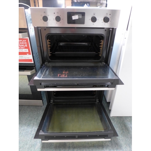 3195 - Zanussi Built In FanCook Double Oven H888xW594xD568   -  Model No  ZKHNL3X1  , Original RRP £382.50 ... 