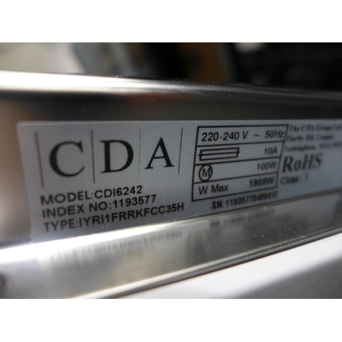 3199 - CDA Integrated Sliding Hinge Dishwasher - Model CDI61242 - H820xW598xD550 , Original RRP £415.84inc ... 