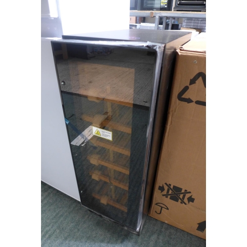 3200 - Viceroy Under Counter 1 Door Wine Cooler H870xW595xD568model no  WRWC60DDBK , Original RRP £582.50in... 