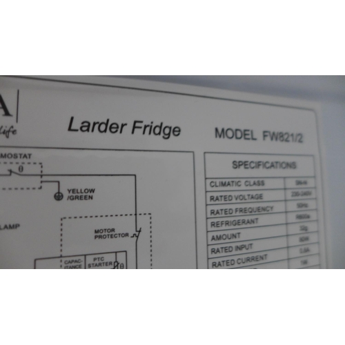 3204 - CDA Integrated Tower Fridge H1780xW540xD545model no  FW821 , Original RRP £435.83inc VAT  (399-171) ... 