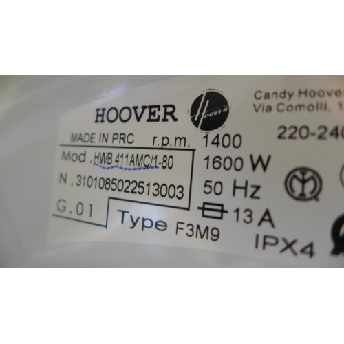 3205 - Hoover H-Wash 500 11kg Washing Machine  - Loose Casing - (399-213) * This lot is subject to vat