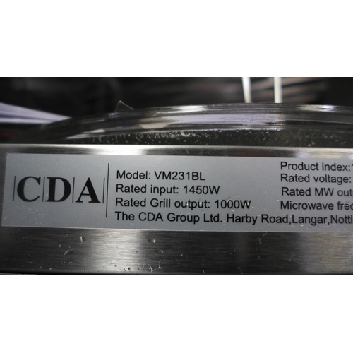 3214 - CDA MICROWAVE  , Original RRP £335.00  inc. vat   (398-28)    * This lot is subject to vat