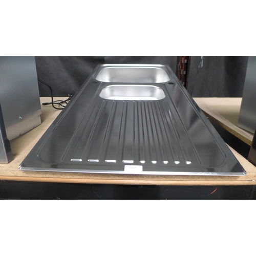 3217 - Andros 1.0 Bowl RVS Stainless Steel Sink -  500x1000   -  Model No  BL468501  , Original RRP £207.50... 