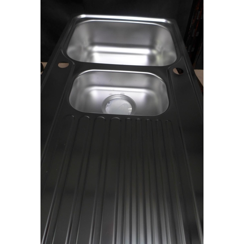 3217 - Andros 1.0 Bowl RVS Stainless Steel Sink -  500x1000   -  Model No  BL468501  , Original RRP £207.50... 