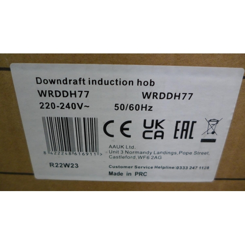 3230 - Viceroy Downdraft Induction Hob - Damaged   (398-89)    * This lot is subject to vat