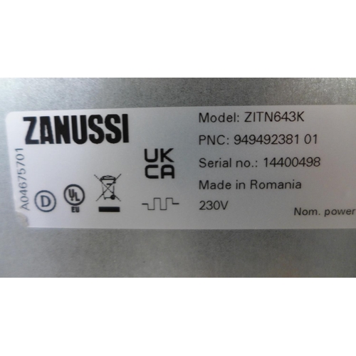 3243 - Zanussi Hob2Hood Induction Hob  H44xW590xD520  -  Model No  ZITN643K  , Original RRP £249.17  inc. v... 