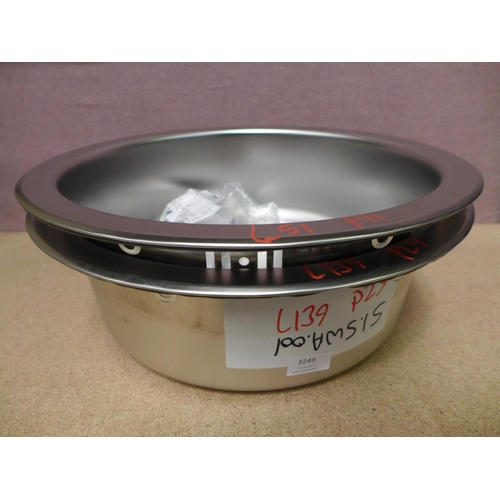 3249 - 2 x 450mm Installation Round Stainless Steel Sinks  -  Model No  1008987  , Original RRP £25.00  inc... 