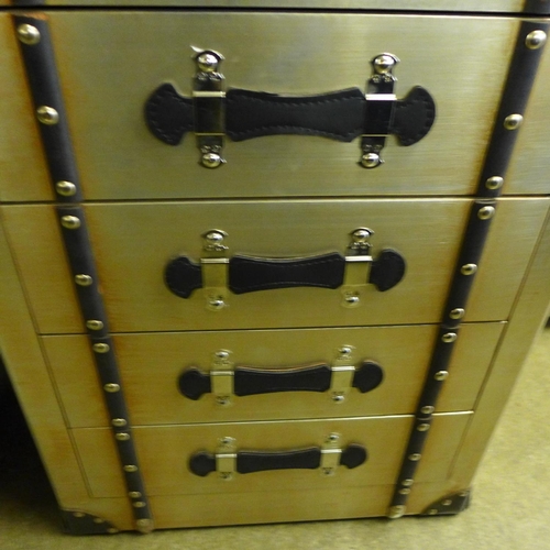 1345 - A four drawer Aviator chest