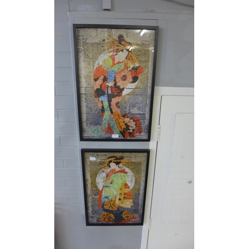 1351 - A pair of John Lewis prints 'Entertainer 1 & 2'