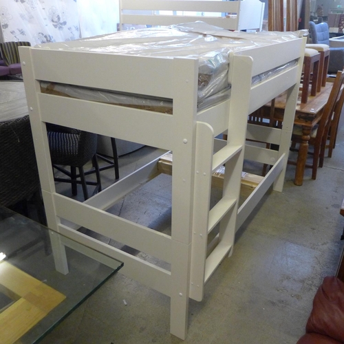 1621 - A white painted Stompa cabin bed and mattress * This lot is subject to vat