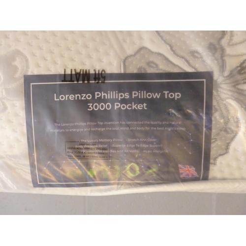 1637 - A kingsize pillow top mattress