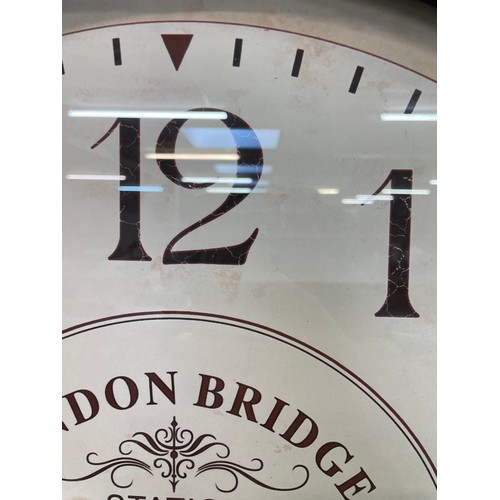 1497 - London Bridge Station large wall clock (71cm)