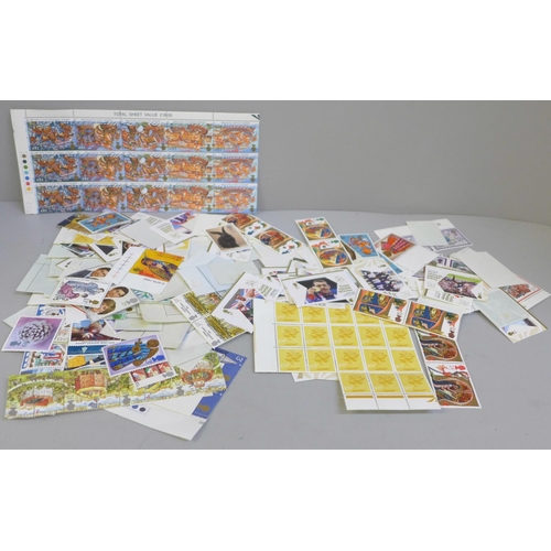 640 - Stamps:- £100 GB face for postage