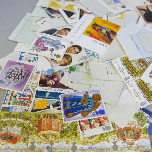 640 - Stamps:- £100 GB face for postage