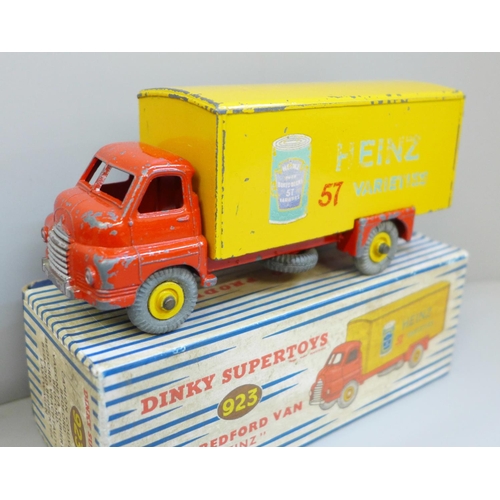 644 - Four Dinky Supertoys die-cast model vehicles comprising 533, 521, 923 and 504