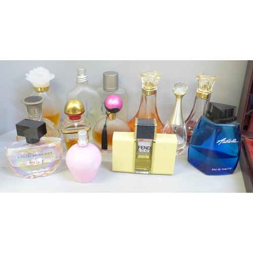 671 - A collection of perfumes and Eau De Echoes Parfums, cased