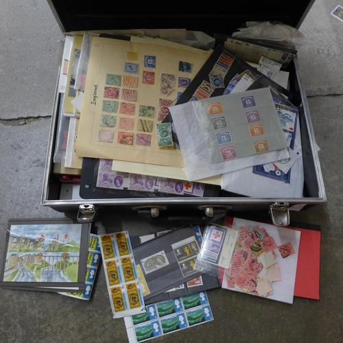 732 - Stamps:- briefcase of GB stamps, covers, etc.