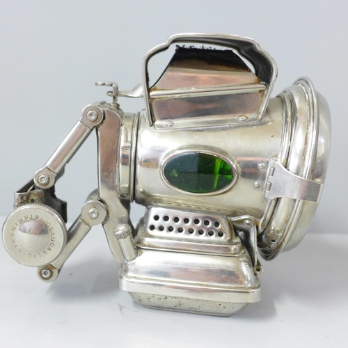 814 - A Lucas Silver King bicycle lamp