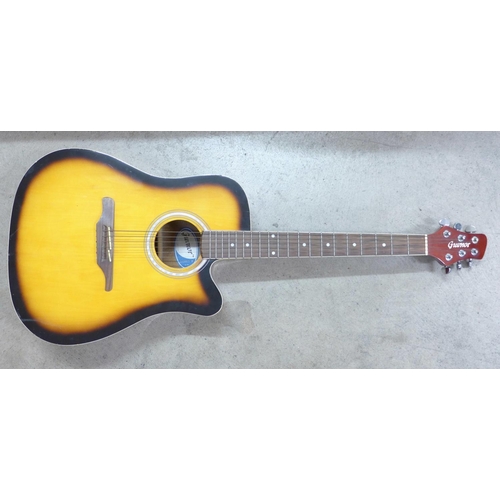 822 - A Guvnor electro-acoustic guitar