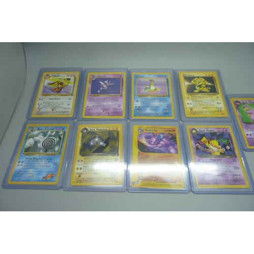 830 - 10 rare vintage Pokemon cards