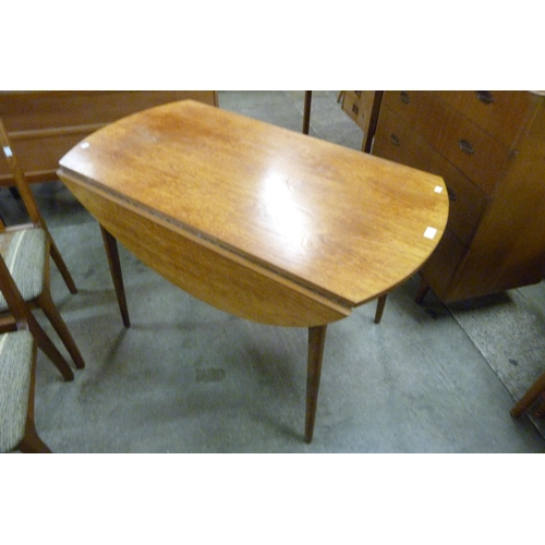 106 - A teak drop leaf table