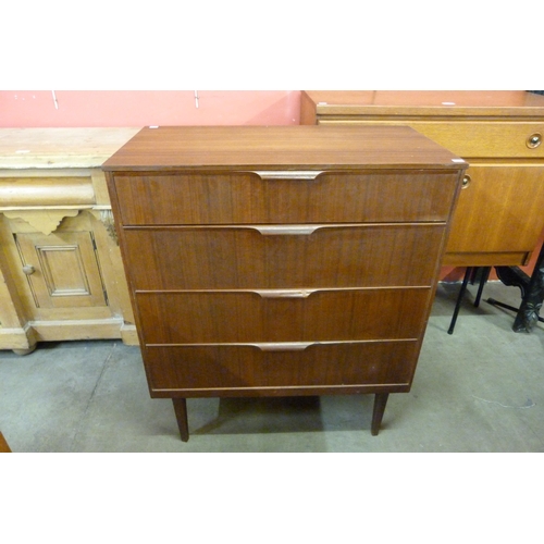 117F - An Austin Suite teak chest of draws