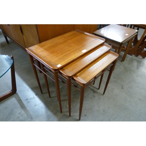 53 - A Danish teak nest of tables