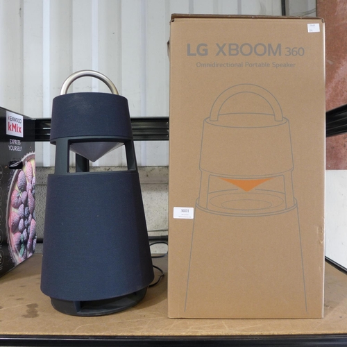 3001 - LG Xboom 360 Wireless Speaker, Original RRP £189.99 + vat  (294-102)  * This lot is subject to vat