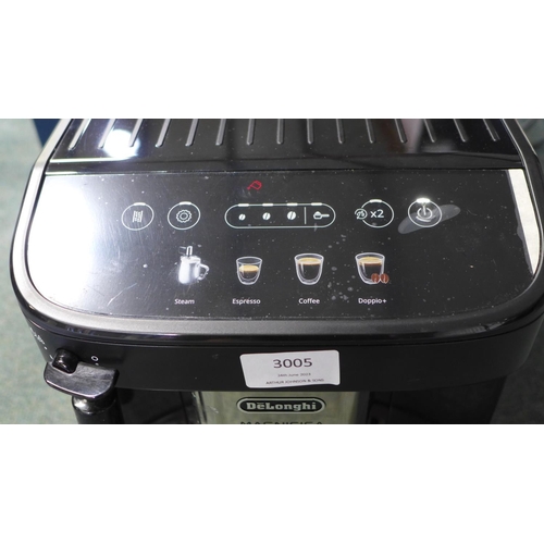 3005 - De'Longhi Magnifica Evo Doppio+ Automatic Espresso Machine (Model: ECAM290.22.B) Original RRP £284.9... 