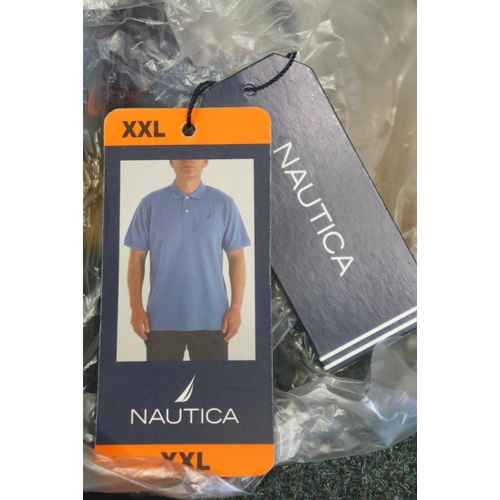 3015 - Quantity of Men's Blue and Grey Nautica polo's  * This lot is subject to vat