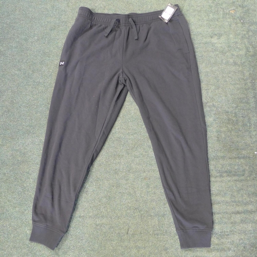 Quantity of Men's Black Under Armour joggers, mainly XXL * This lot is  subject to vat