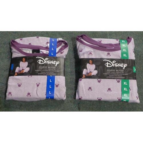 3022 - Quantity of Ladies Disney PJ sets, mixed sizes   * This lot is subject to vat